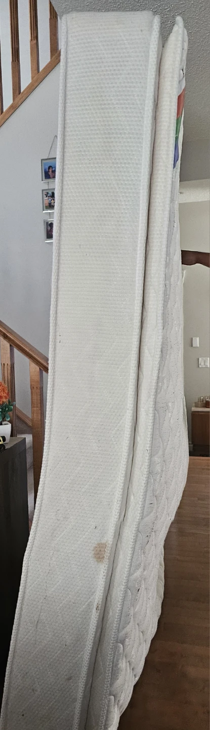 Used kingsize  mattress with top cushion - photo 2