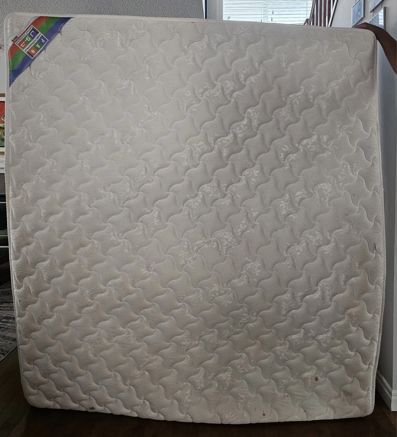 Used kingsize  mattress with top cushion - photo 3