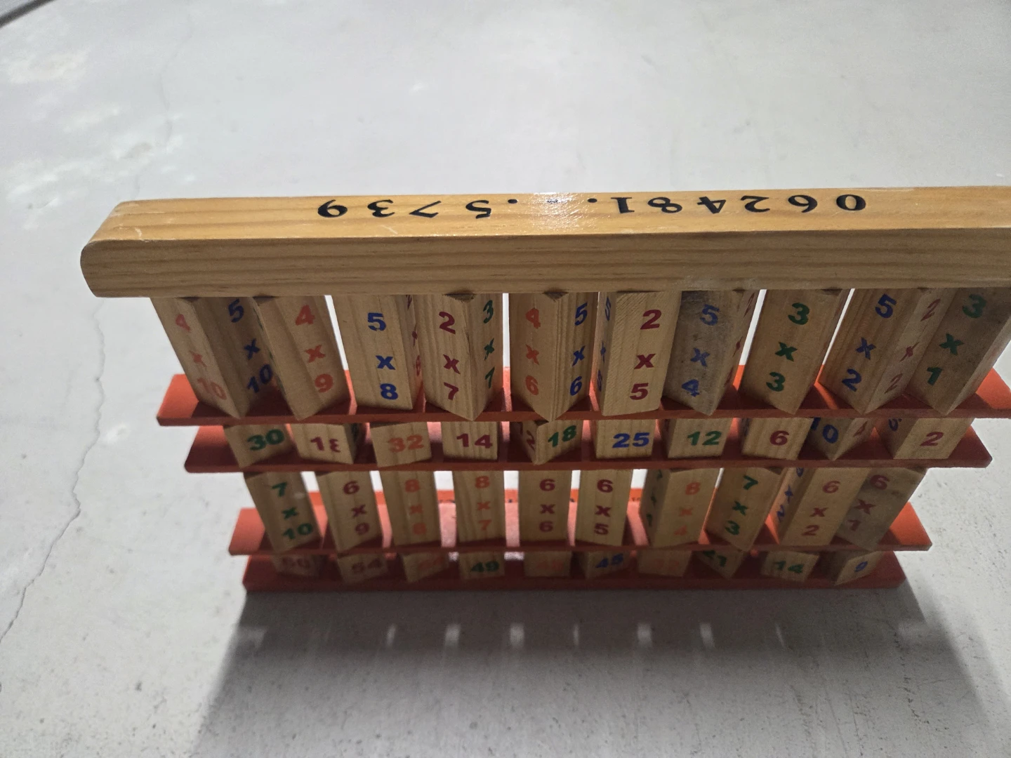 Wooden Multiplication Learning Toy - photo 3