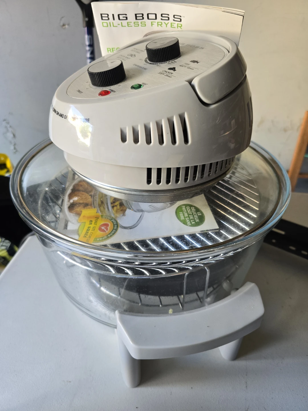 Big Boss Oil-Less Fryer with Recipe Book - photo 3