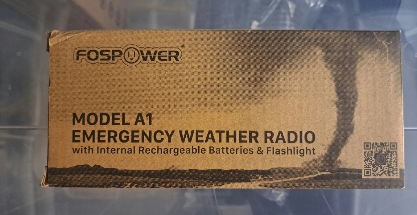 FosPower Emergency Weather Radio Model A1