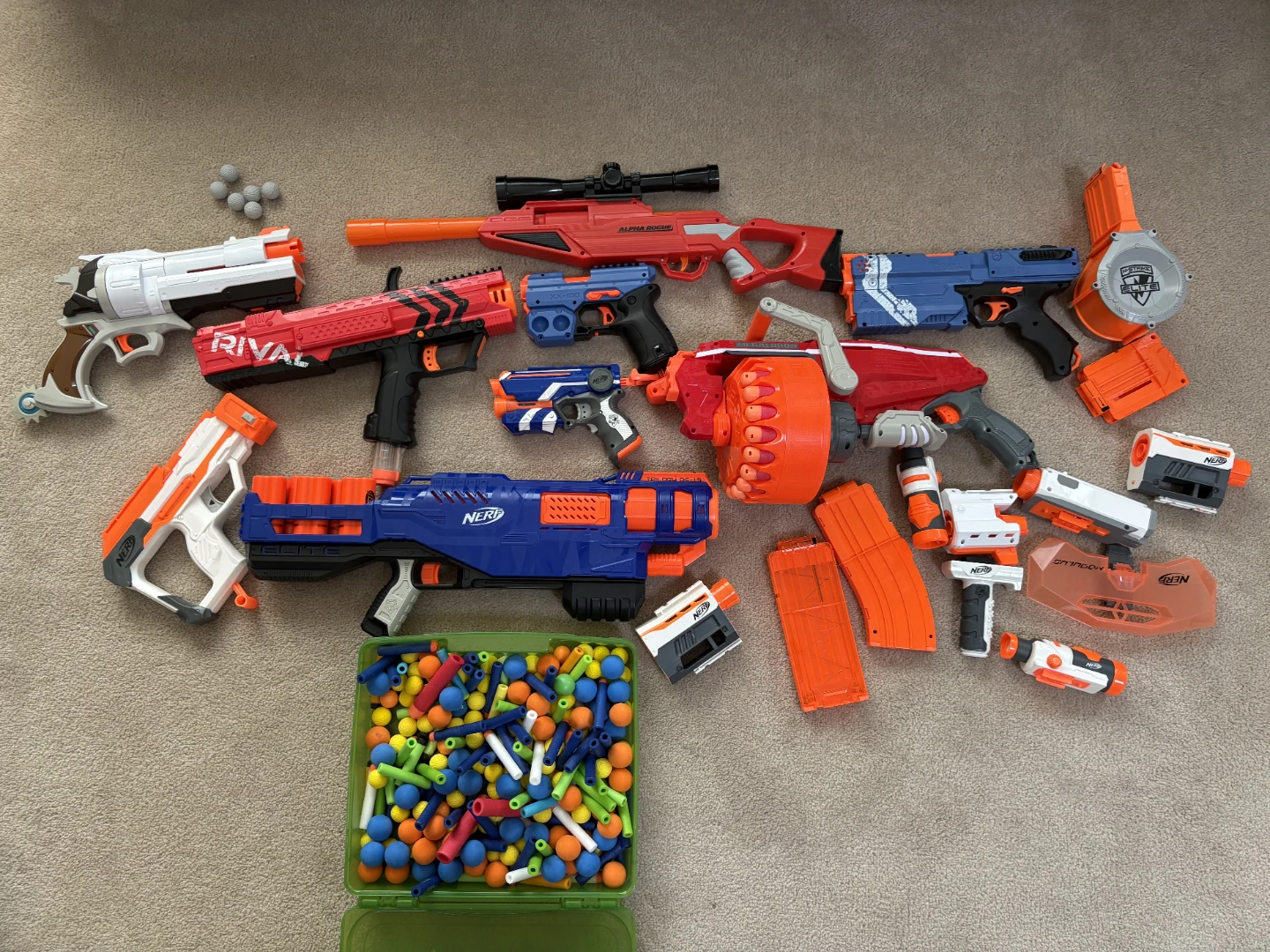 Nerf guns $50