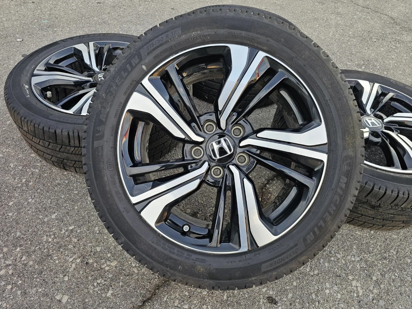 HONDA CIVIC O.E.M RIMS AND ALL SEASON TIRES 215/50 R17 - photo 5