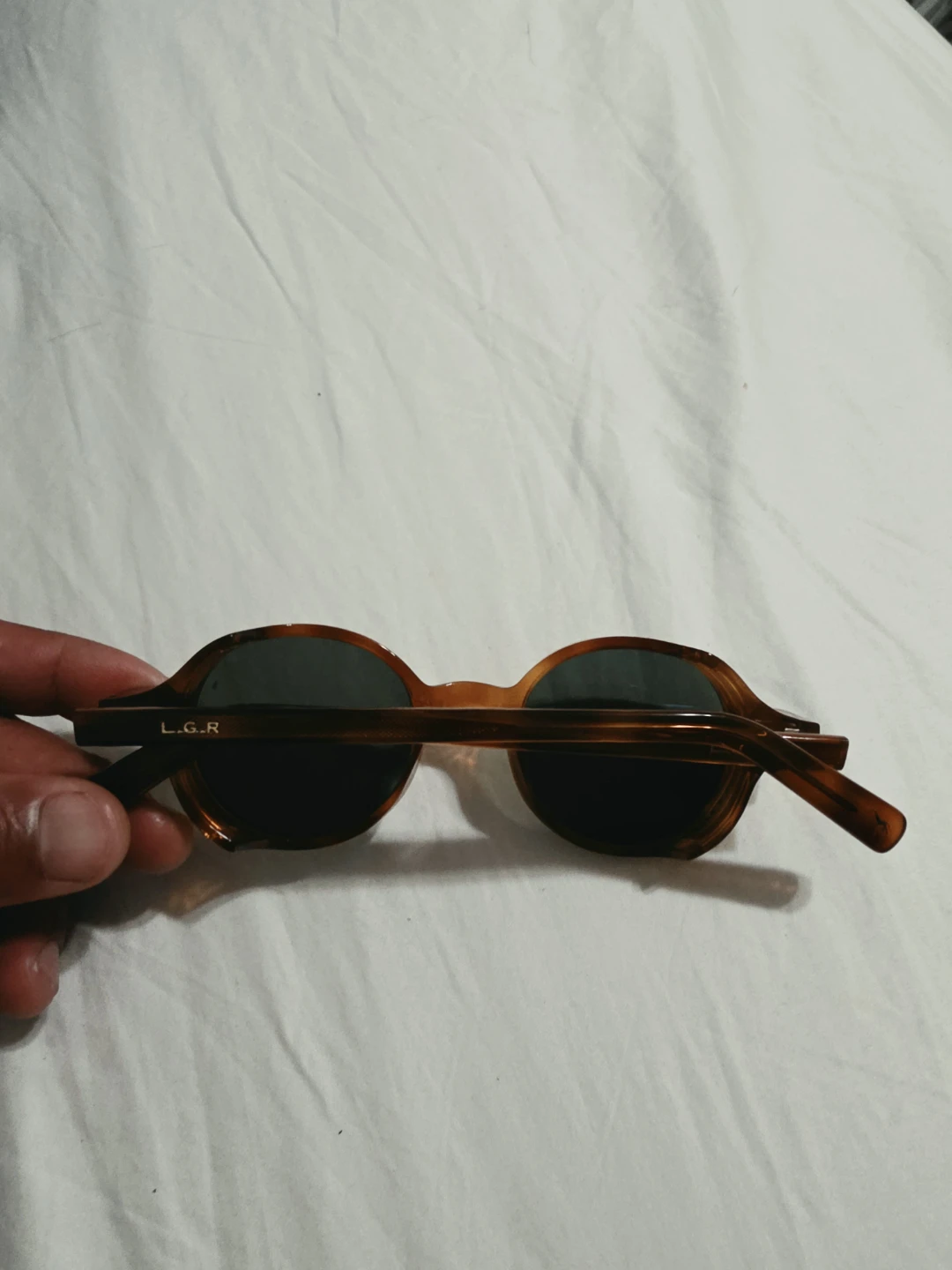 L.G.R Sunglasses Tortoiseshell Round Frame