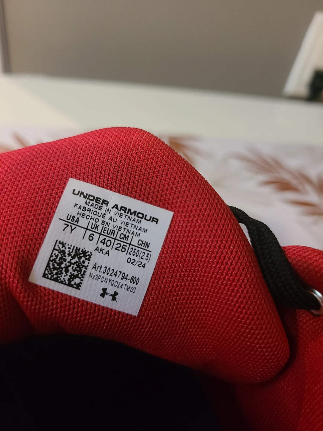 Under Armour Red Basketball Shoes