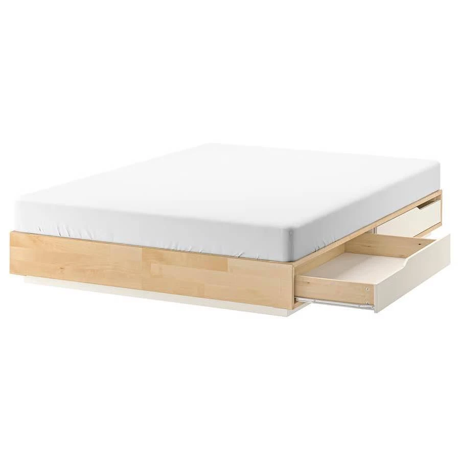 IKEA MANDAL Full Bed Frame with Storage - photo 2