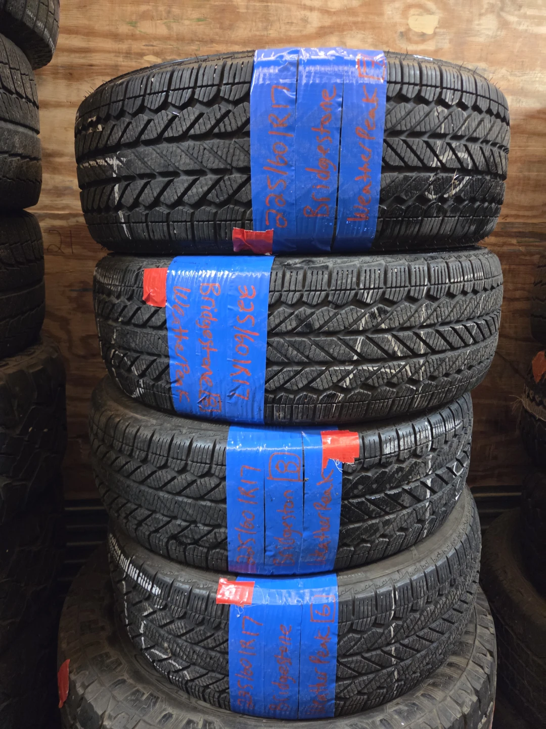 Bridgestone Weatherpeak Tires (Set of 4) 225/60R17