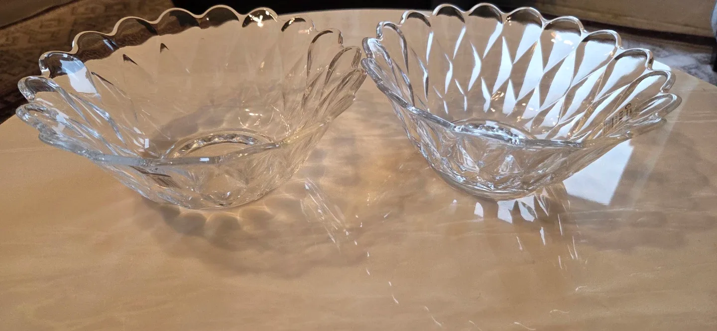 LIVING HOME Glass Fruit Bowls - Set of 2 - photo 3