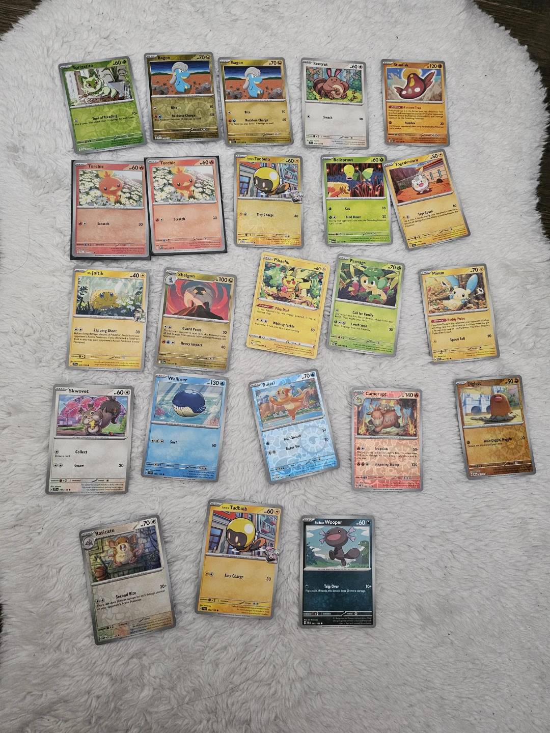 Collection of Pokémon Trading Cards