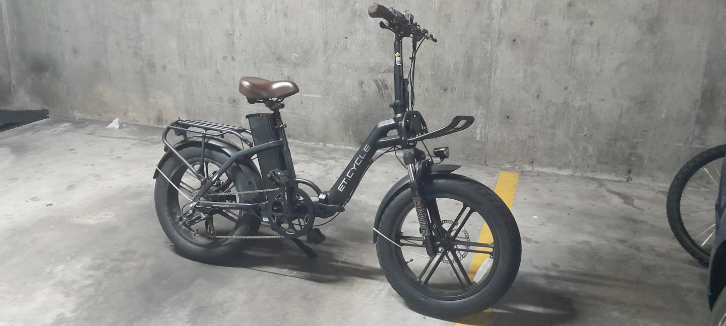 ET Cycle Electric Folding Fat Tire Bike - photo 2