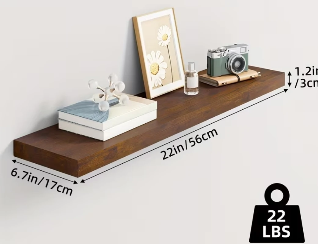 Floating Shelf Set - 22" L x 6.7" W - photo 5