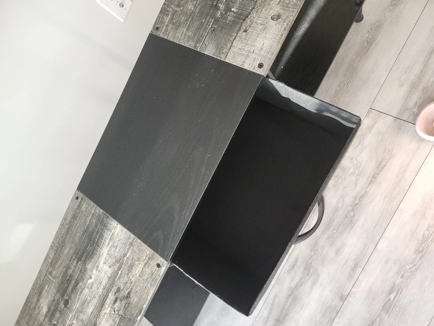 Rustic Style Console Table with Drawer - photo 3