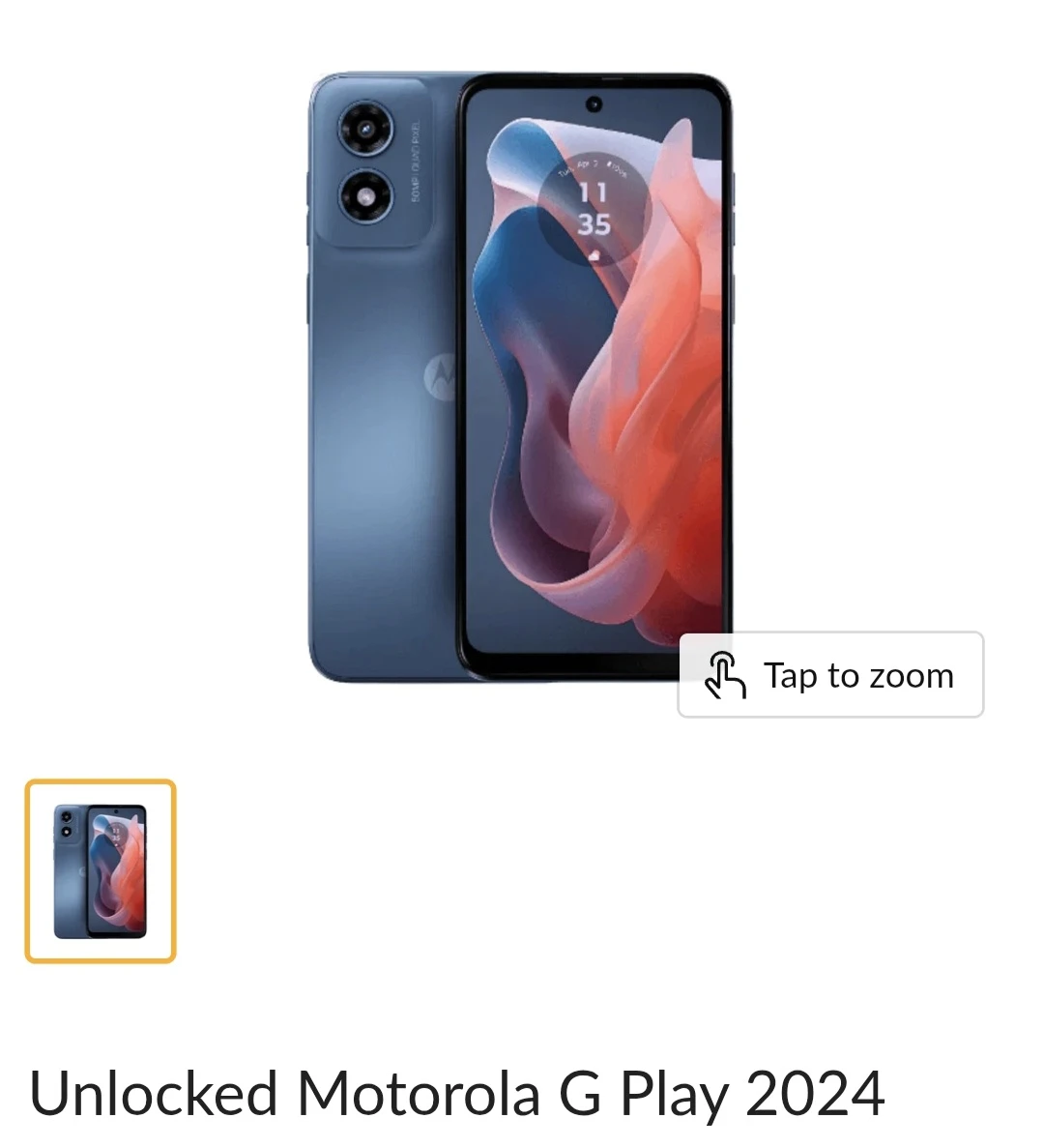Unlocked Motorola G Play 2024 - photo 2