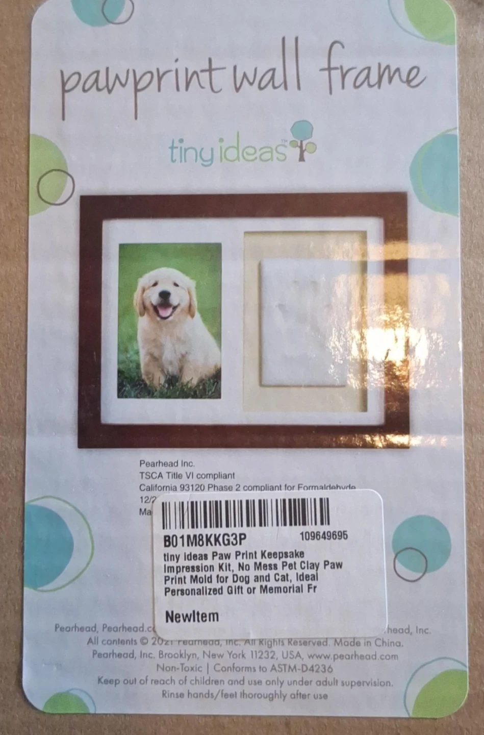 Tiny Ideas Paw Print Wall Frame