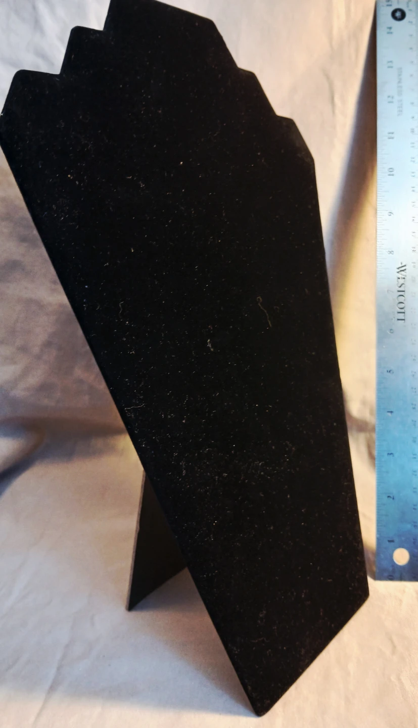 Black Velvet Necklace Display Stand - photo 2