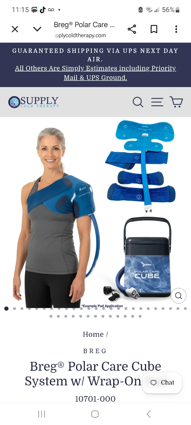 Breg Polar Care Cube System w/ Wrap-On Pads - photo 3