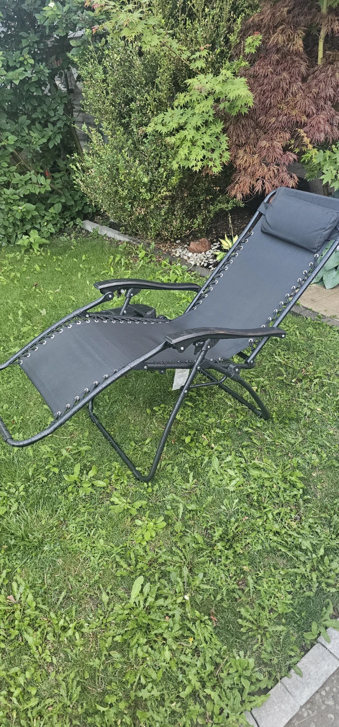 Black Zero Gravity Chair with Tray - photo 4