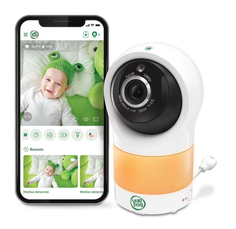 LeapFrog LF1911 1080p WiFi Remote Access 360 Video Baby Monitor