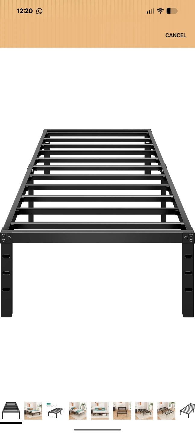 Twin Metal Bed Frame - photo 2