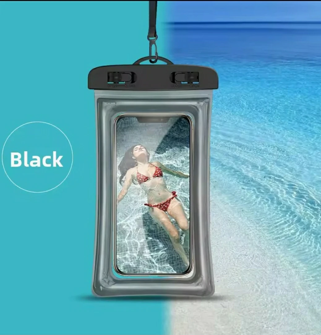 Waterproof Phone Pouch - Black - photo 4