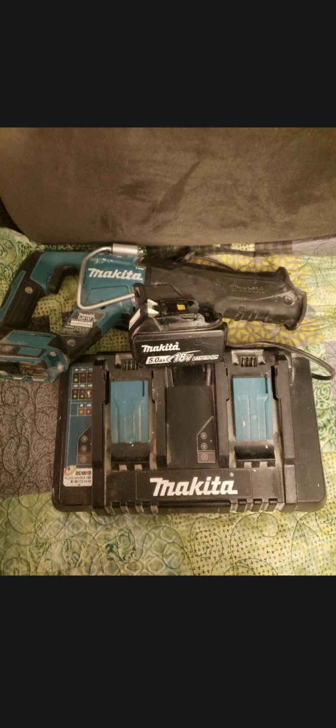 Makita Cordless Tools with Charger and Battery