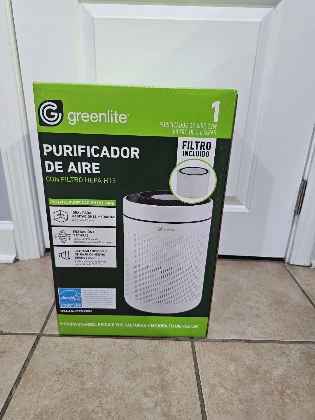 Greenlite Air Purifier with HEPA H13 Filter