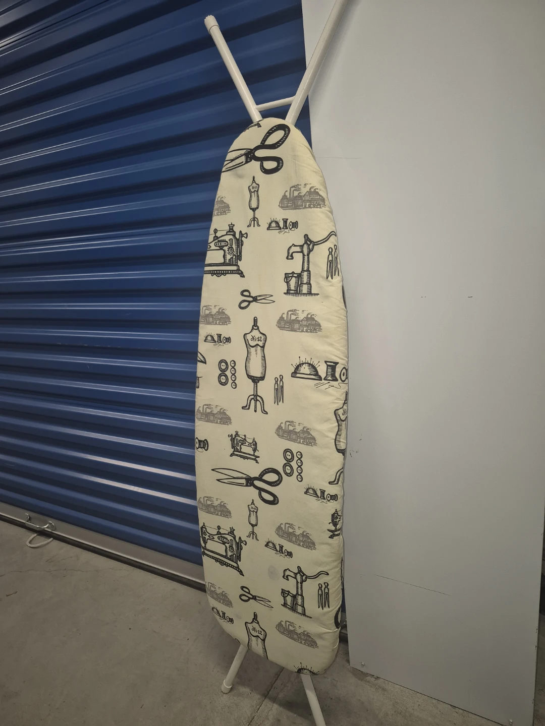 Sewing pattern ironing board