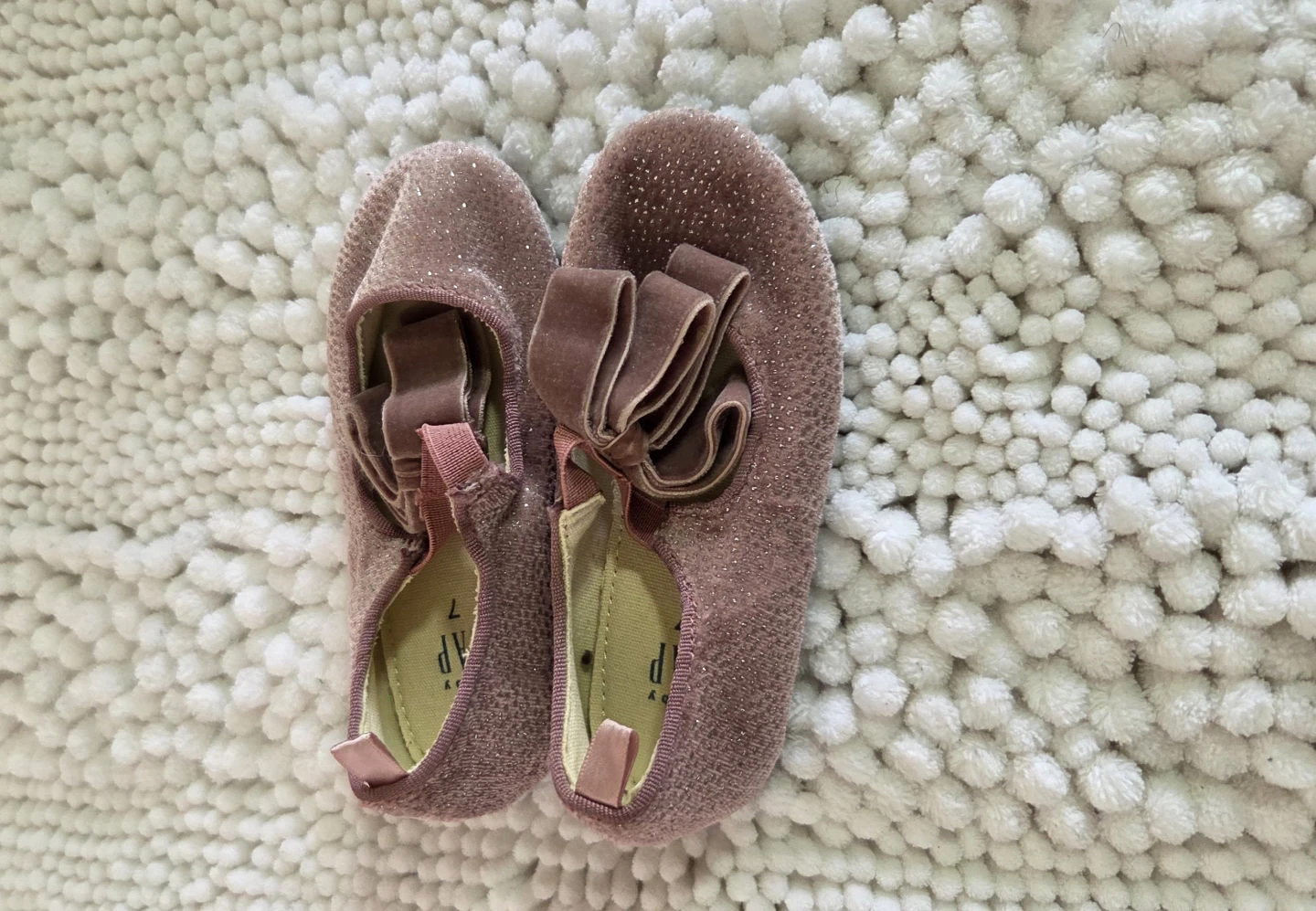 Baby GAP Sparkly Pink Ballet Flats - photo 2