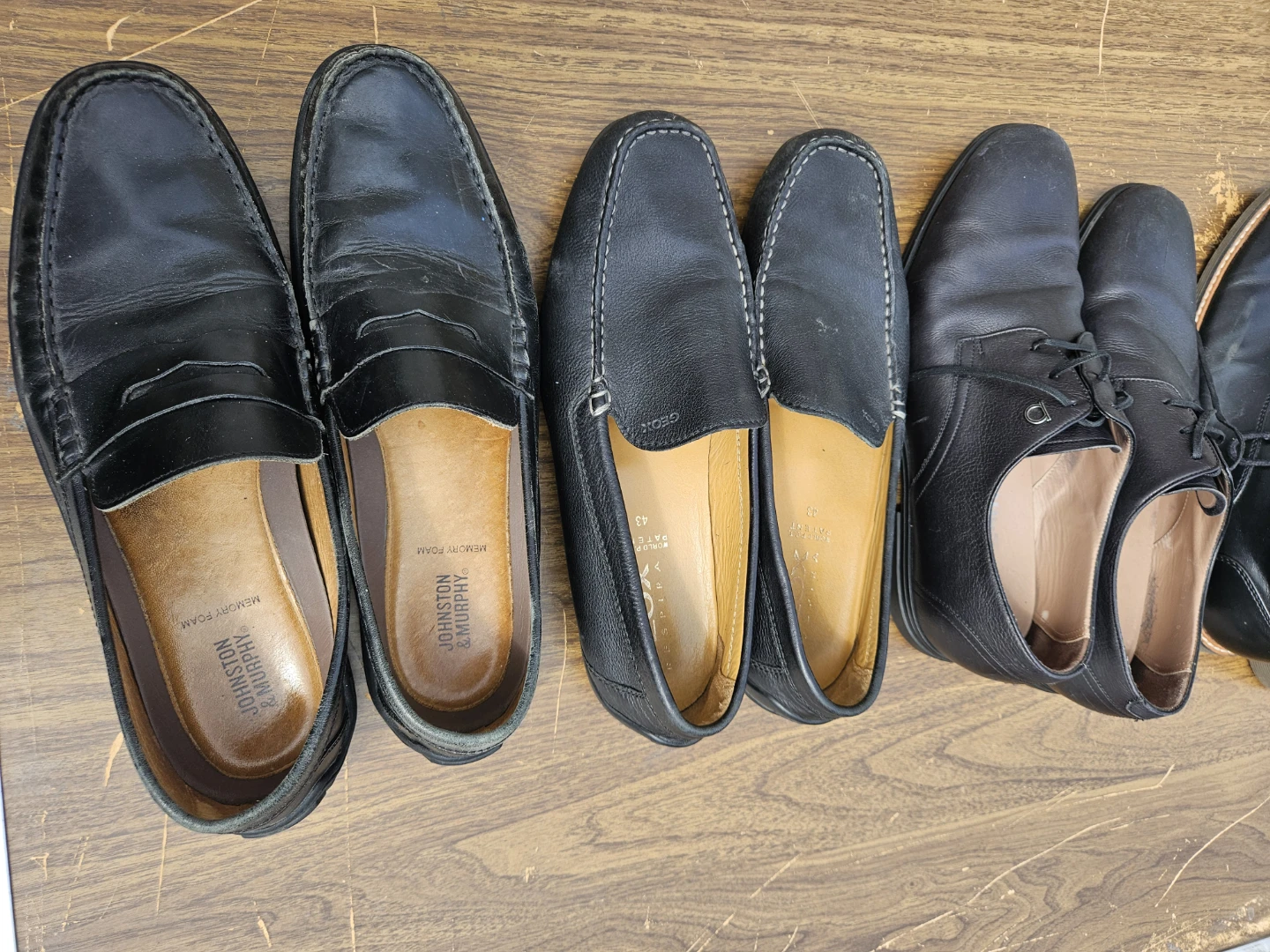 5 mens brand name leather shoes size 9 and 9.5 - photo 3