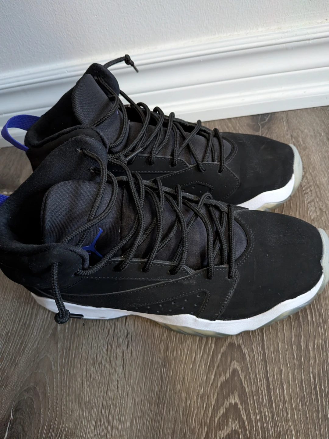 Black Jordan High Top Sneakers - photo 3
