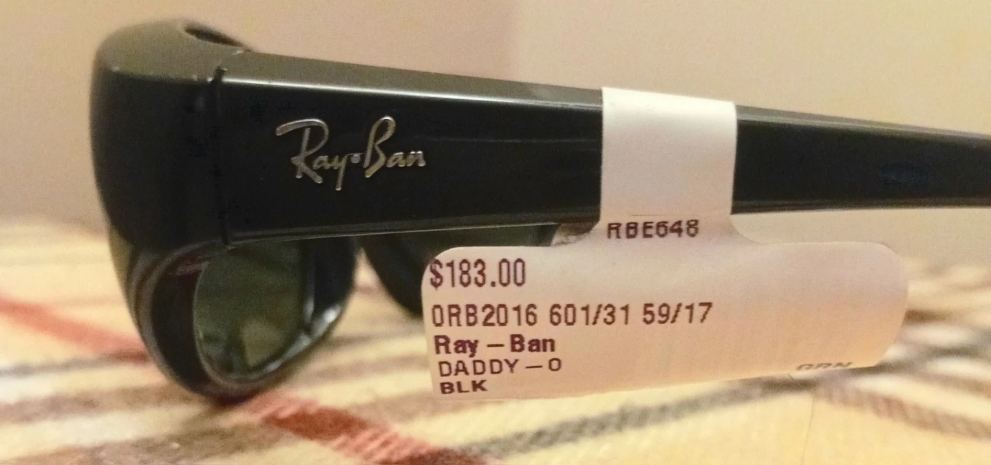 Ray-Ban Daddy-O Sunglasses BLK RBE648 - photo 2