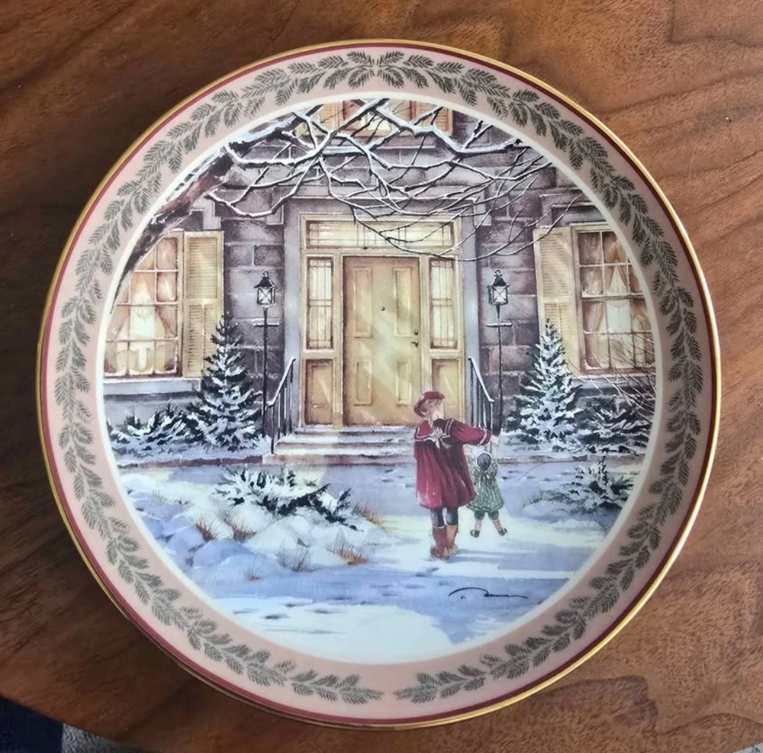 Trisha Romance "Harrop Homestead" Collector Plate