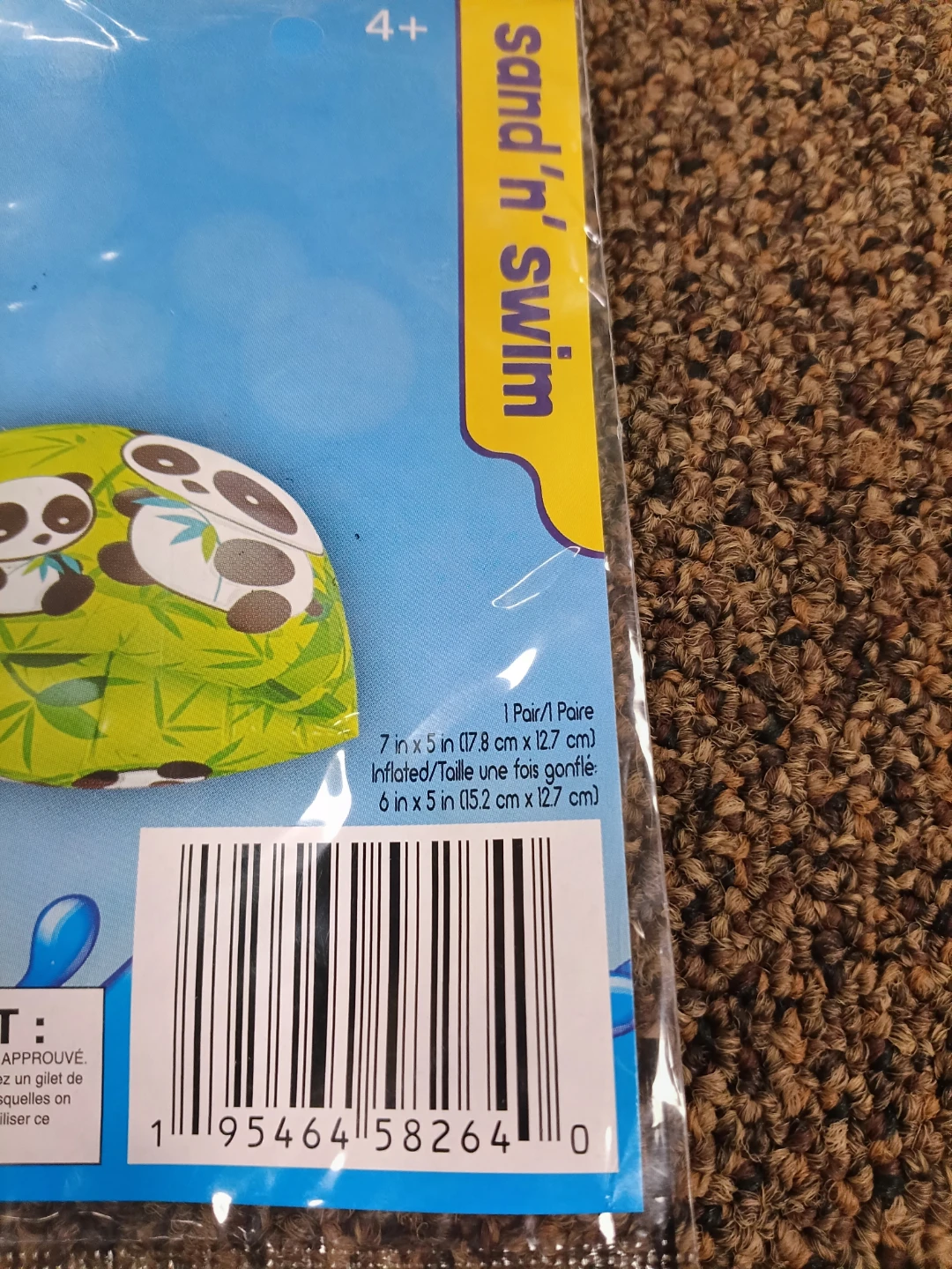 Outdoor Fun Splash-N-Swim Roll-On Arm Bands - photo 2