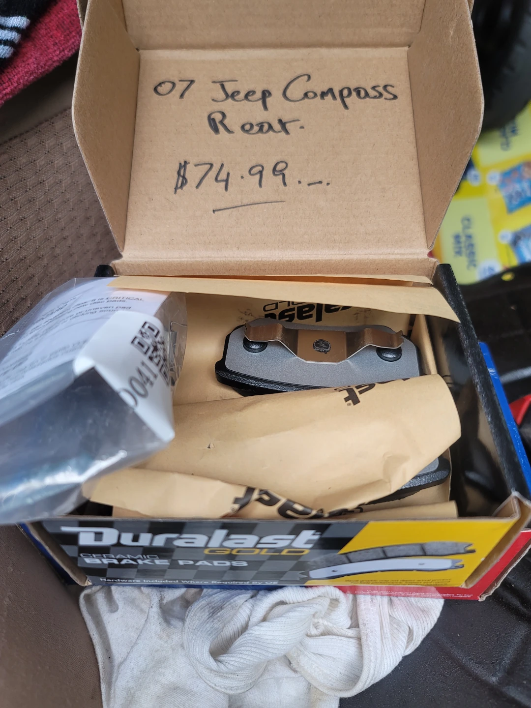 Duralast Ceramic Brake Pads (Front & Rear) for 2007 Jeep Compass - photo 4