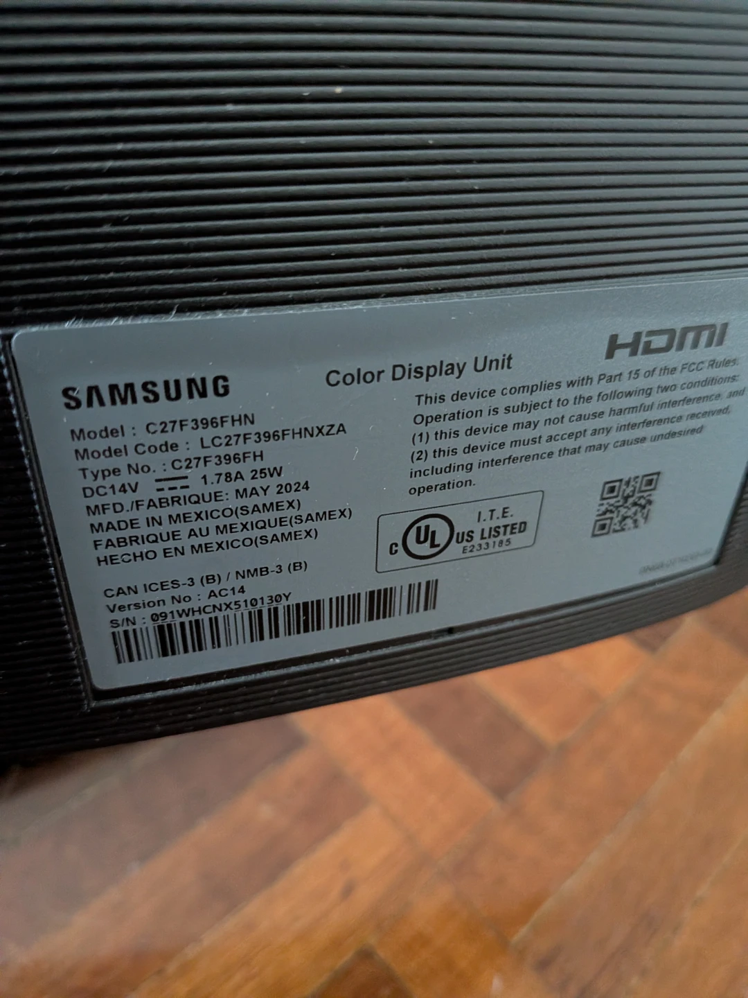 Samsung 27" Curved Monitor CF396 - photo 3