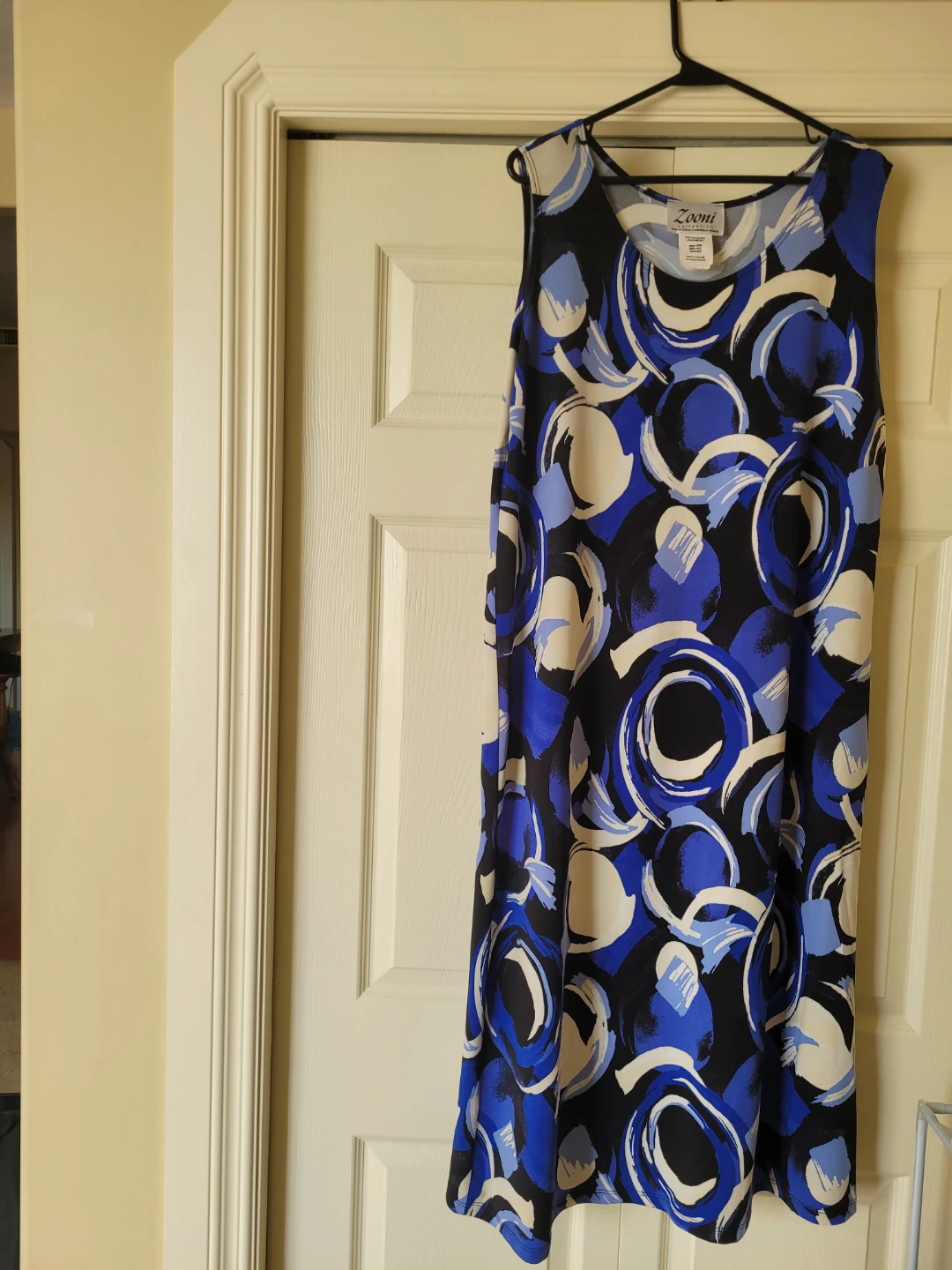 Zooni Collection Blue & White Swirl Dress - Size 2XL