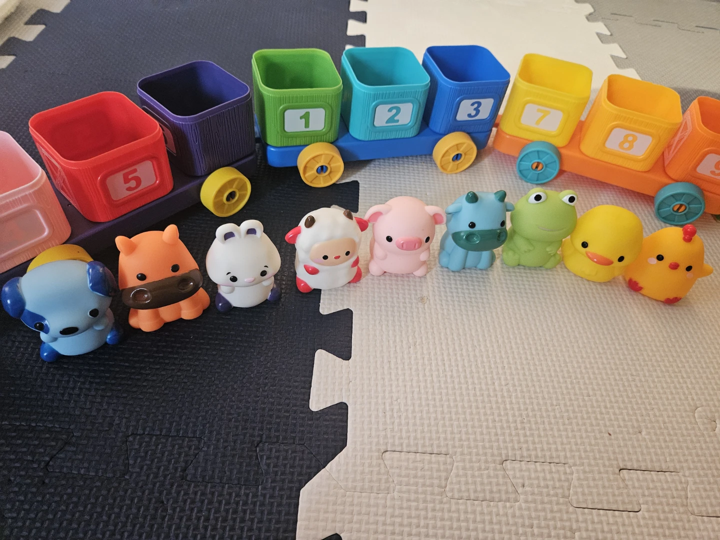 Baby Toy Train Set with Animal Figures