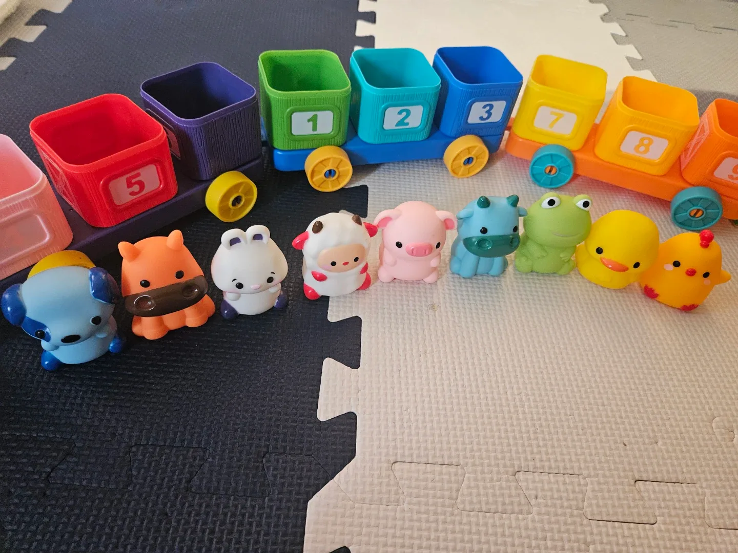 Baby Toy Train Set with Animal Figures