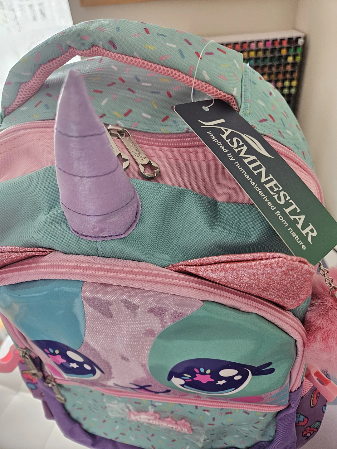 Brand New Jasminestar 3 Pc Rolling Backpack Set Unicorn Cat - photo 4
