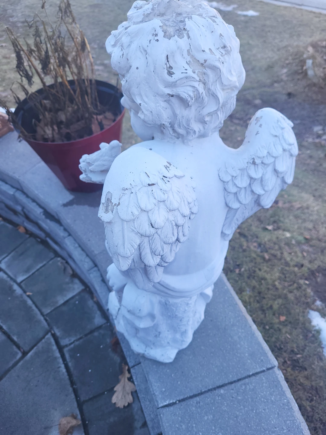 Cherub Garden Statue - photo 3