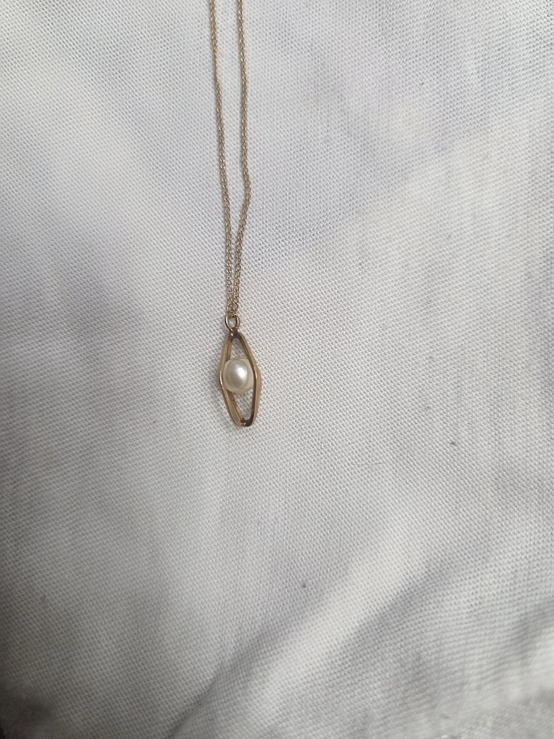 14K Gold Pearl Necklace