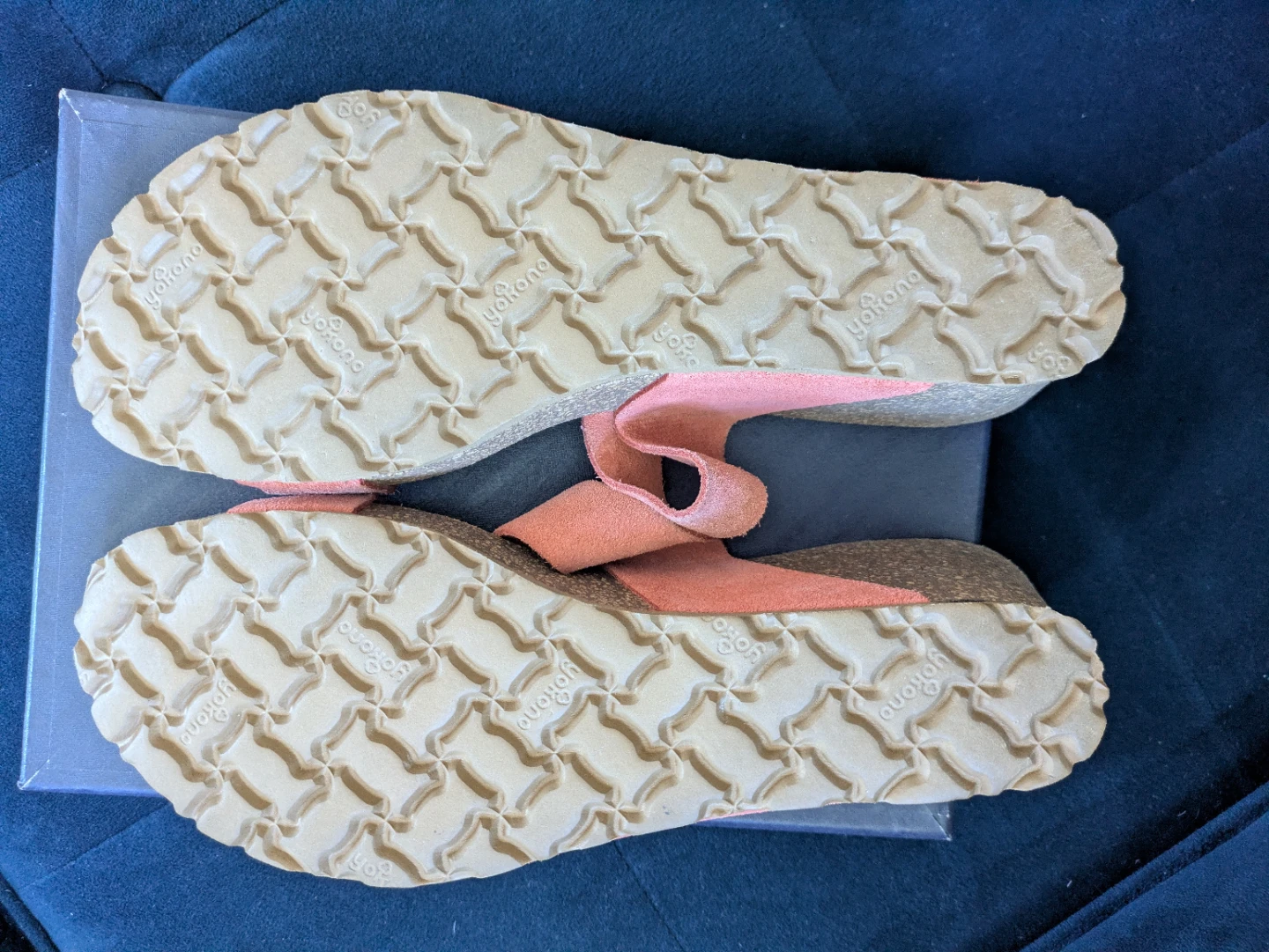 Yokono Pink Suede Wedge Sandals - Made in Spain size9 - photo 3
