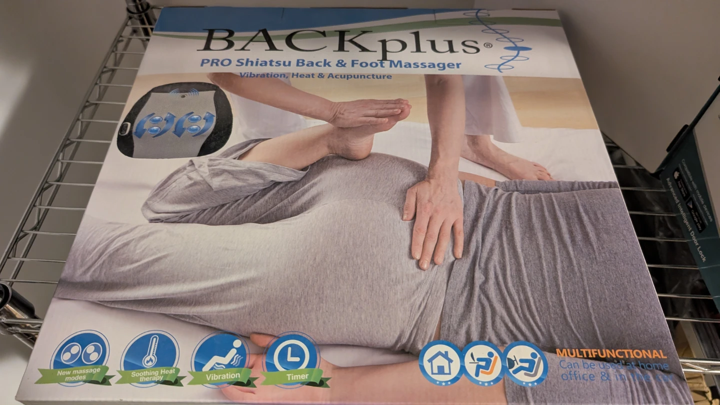 BACKplus PRO Shiatsu Back & Foot Massager