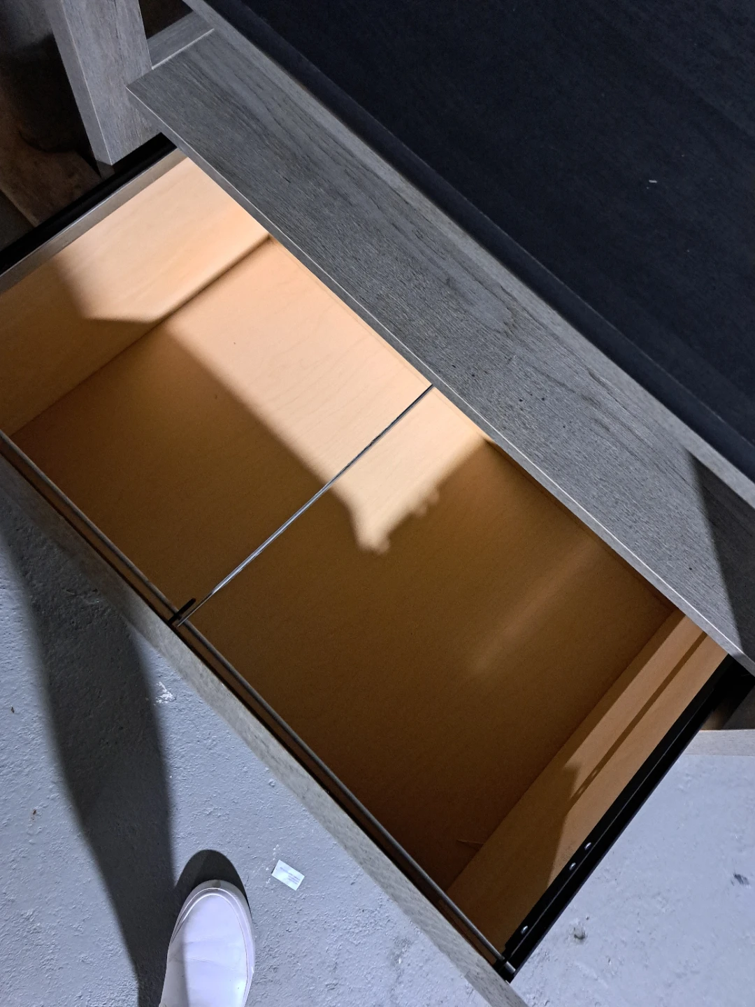 Wooden Console Table with Drawer - photo 2