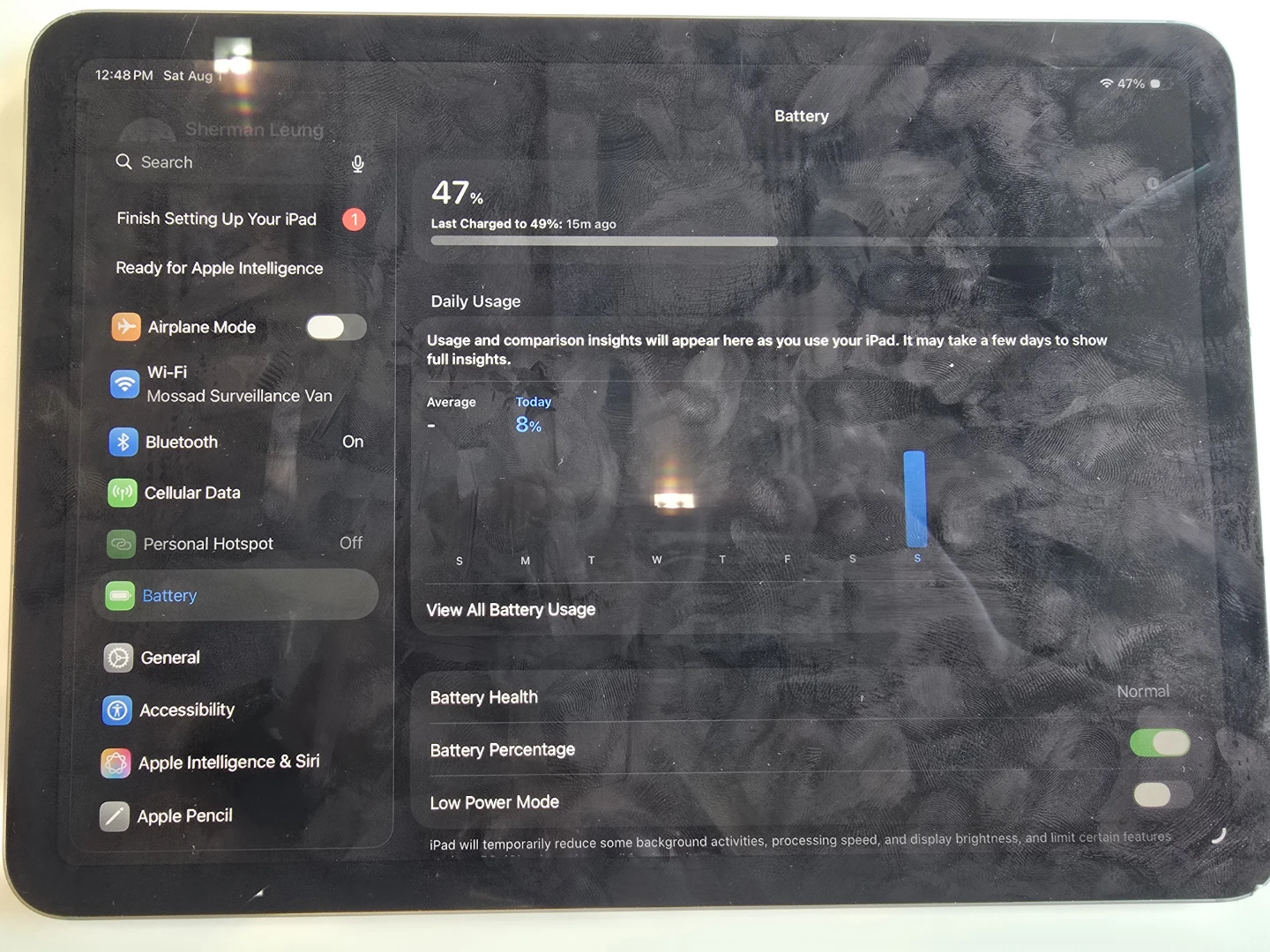 (READ DESC) Apple iPad Air (11-inch, M2) 128GB WiFi + Cellular - photo 2