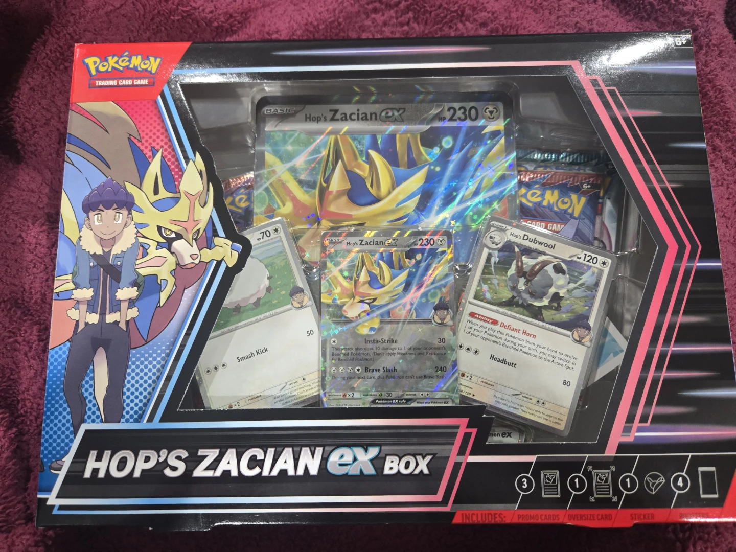 Pokemon Trading Card Game Hop's Zacian EX Box