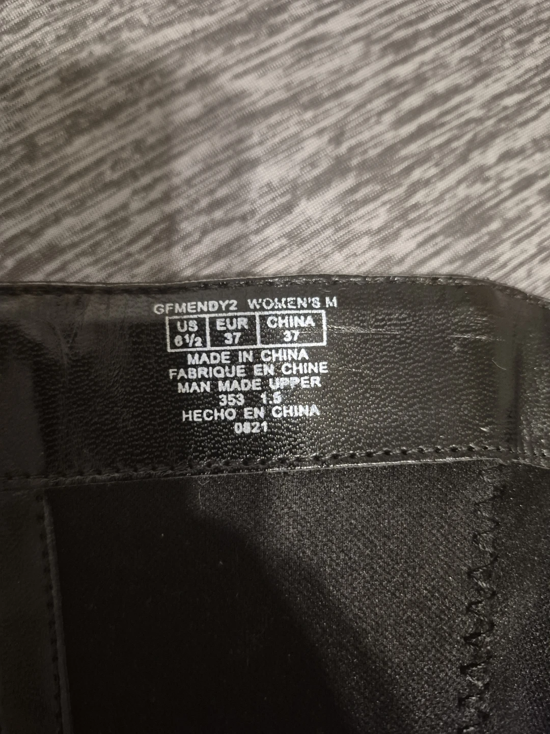 Black Guess Knee-High Boots with Logo Detail - photo 3