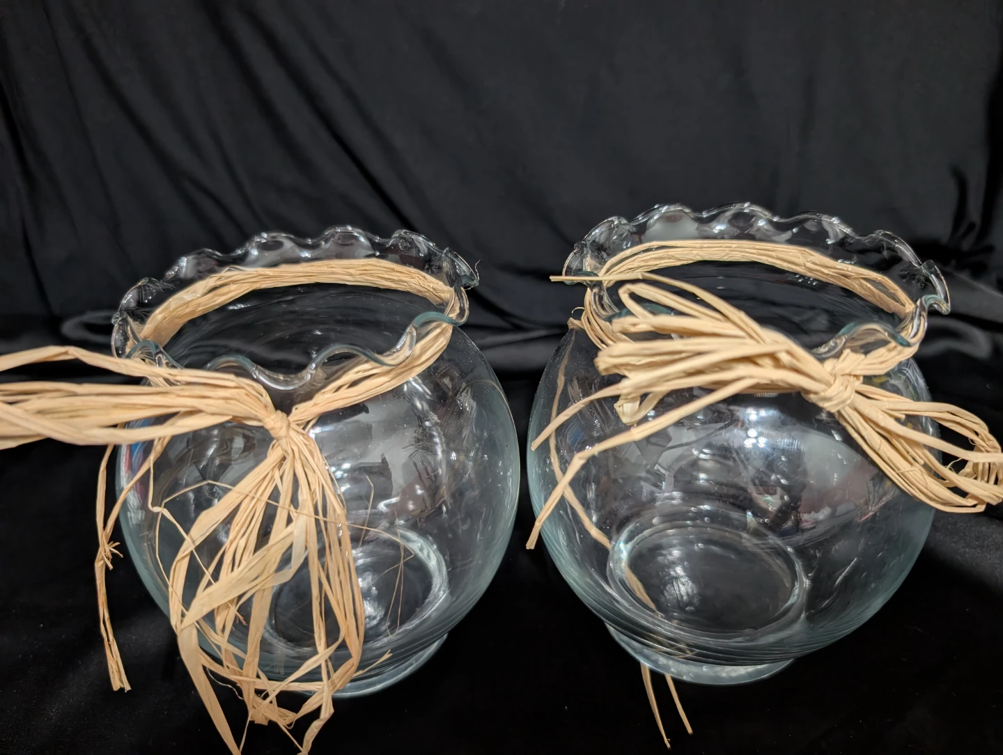 Set of 7 Clear Glass Vases - photo 4