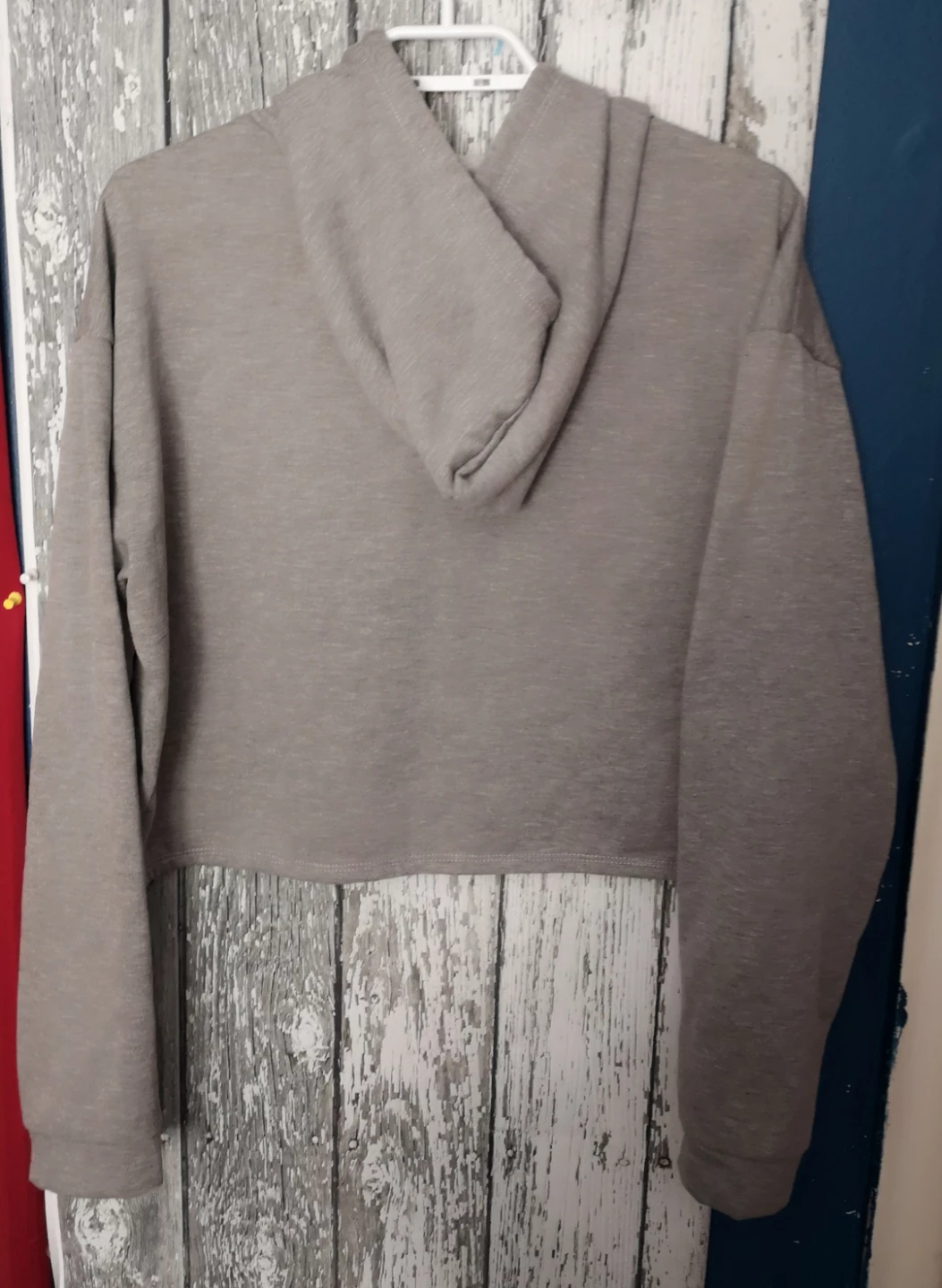 French Pastry Grey Boston University Cropped Hoodie - photo 3