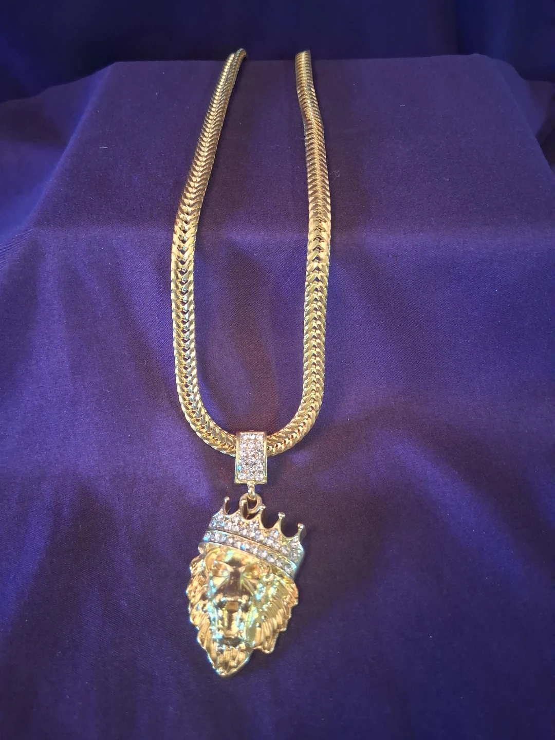 ***18K GOLD PLATED*** necklace and pendant - photo 2